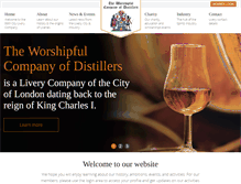 Tablet Screenshot of distillers.org.uk